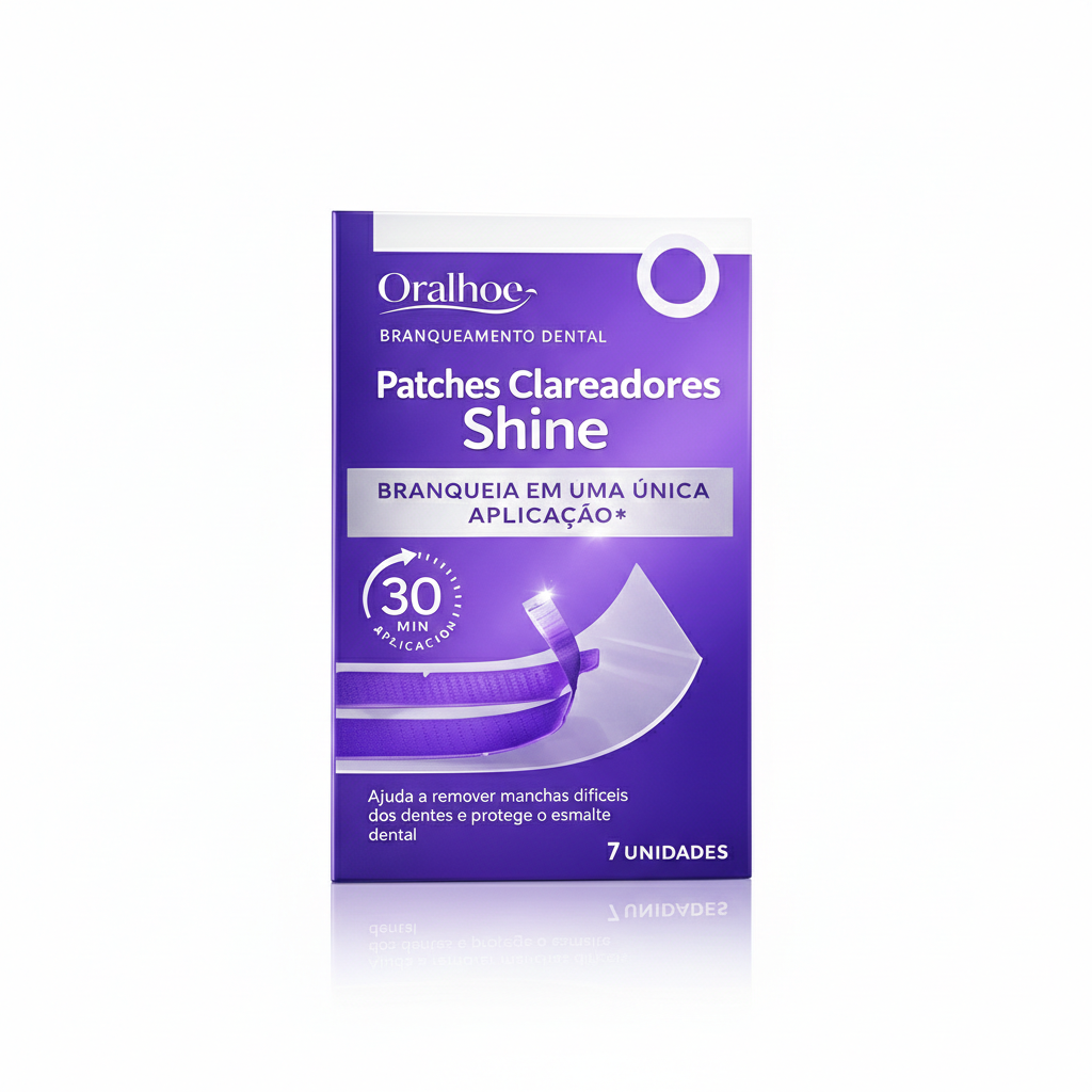 Fita Clareadora Roxa Dental Shine