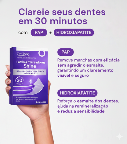 Fita Clareadora Roxa Dental Shine